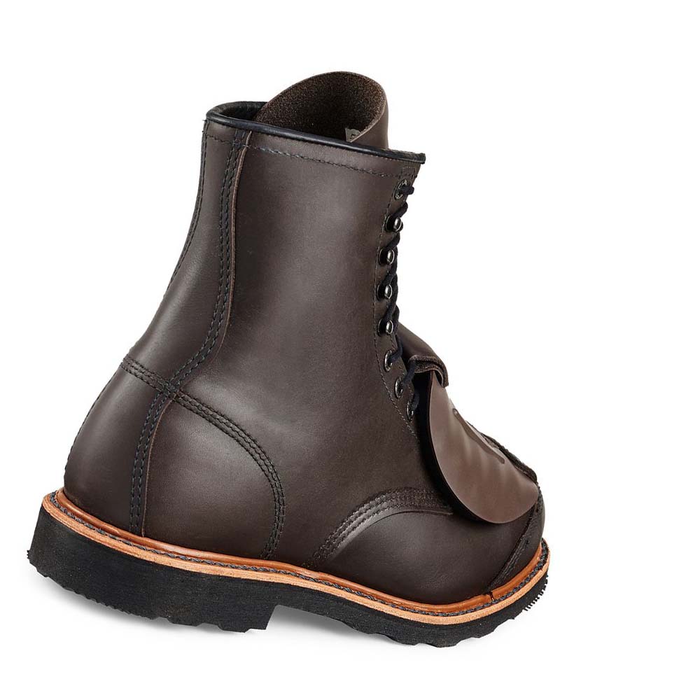 Red Wing TruWelt 8-inch Safety Toe Metguard Men's Safety Boots Coffee | ZA 330XYU